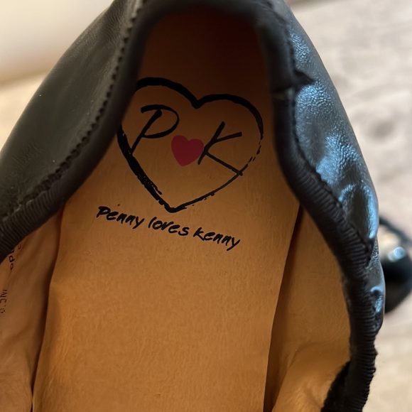 Penny Loved Kenny Black Ballerina Flats Bling size 8.5 - Picture 2 of 10